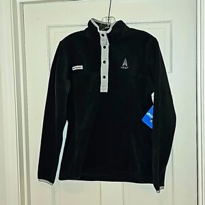 NWT Space Force Women's S Columbia USSF Benton Springs Half Snap Pullover